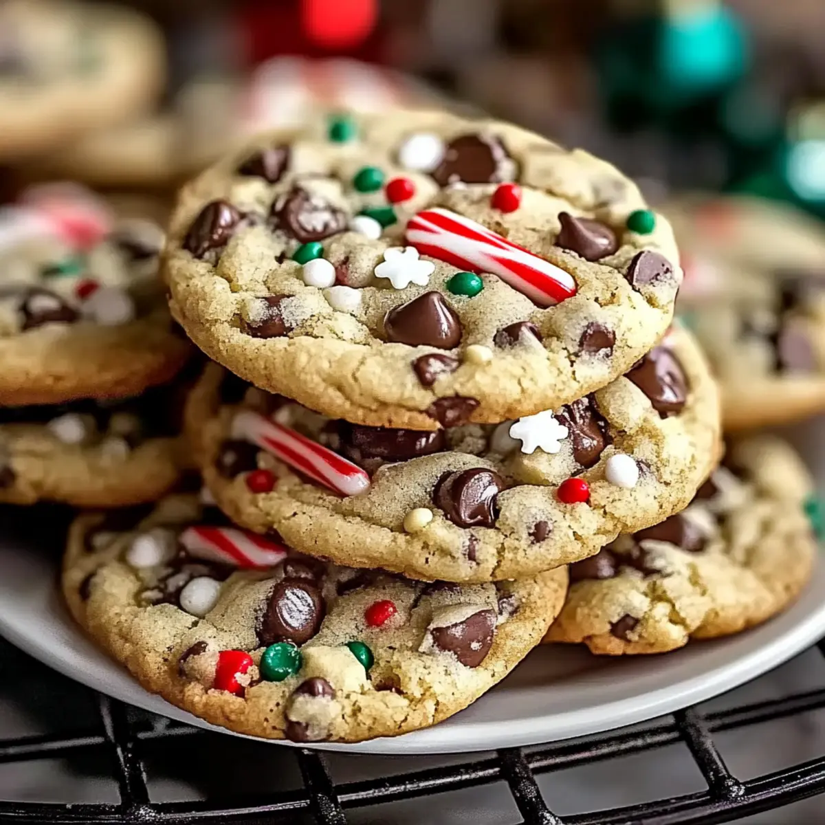 Winter Wonderland Chocolate Chip Christmas Cookies Magic