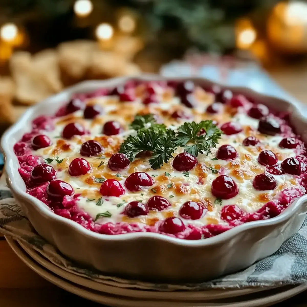 Baked Cranberry Cream Cheese Dip: Your Holiday Must-Have