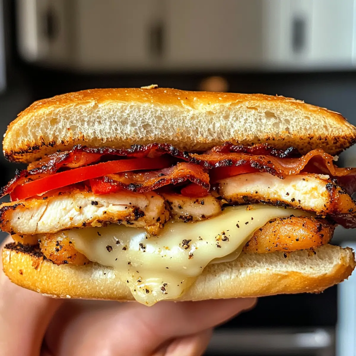 Grilled Chicken Bacon Pepper Jack Ciabatta