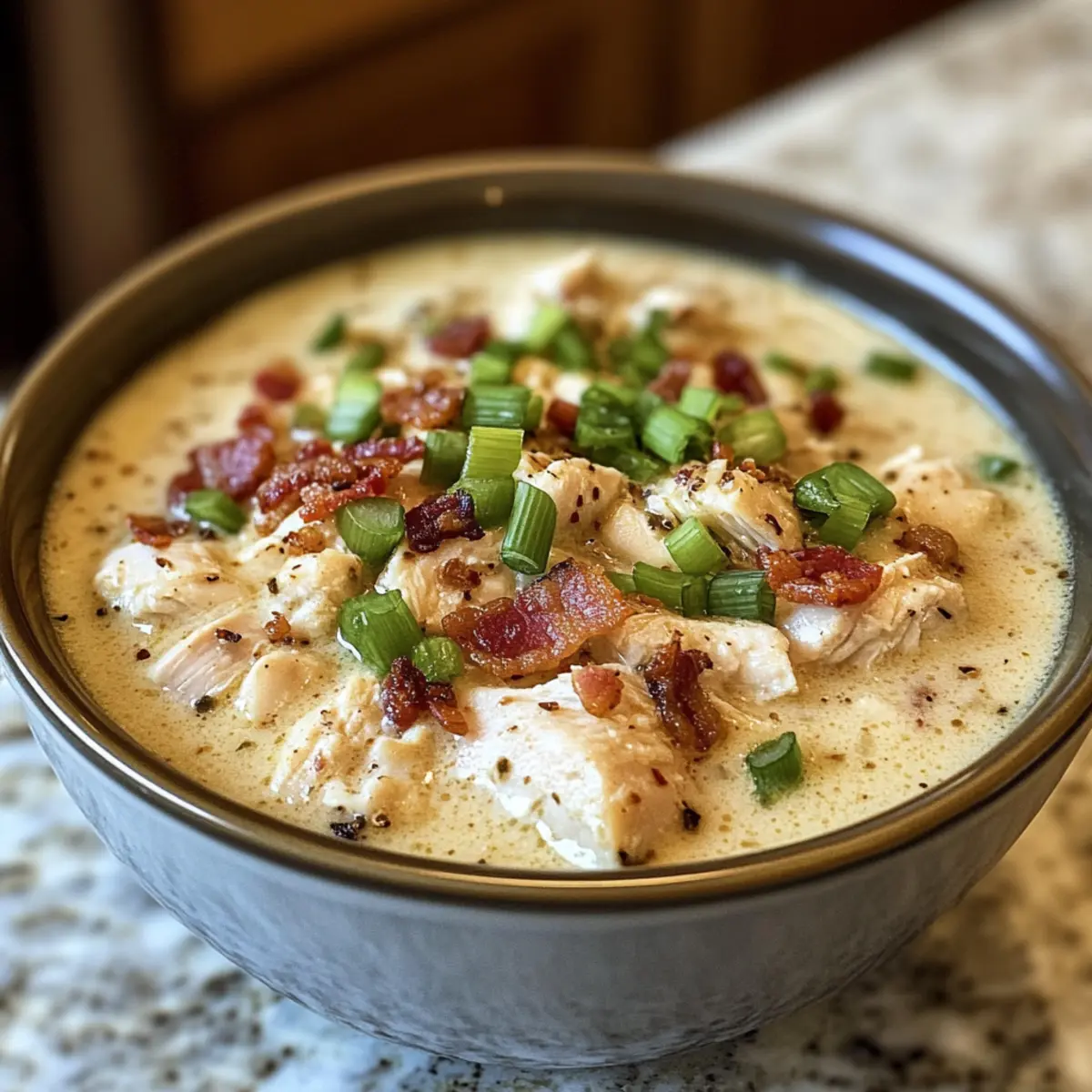 Creamy Crac Chicken Soup
