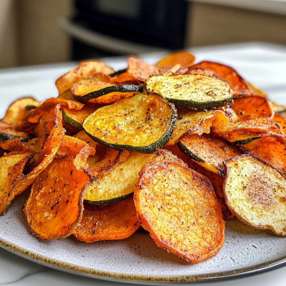 Air Fryer Veggie Chips