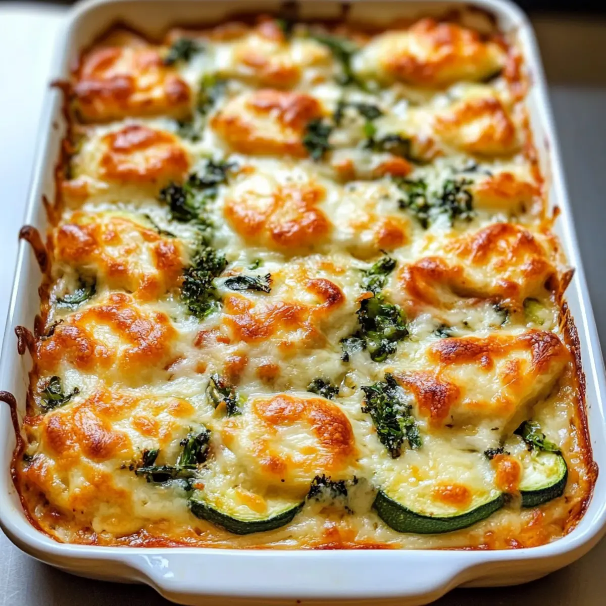 Oven-Baked Shrimp and Spinach Gratin