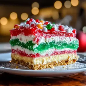 No-Bake Christmas Lasagna