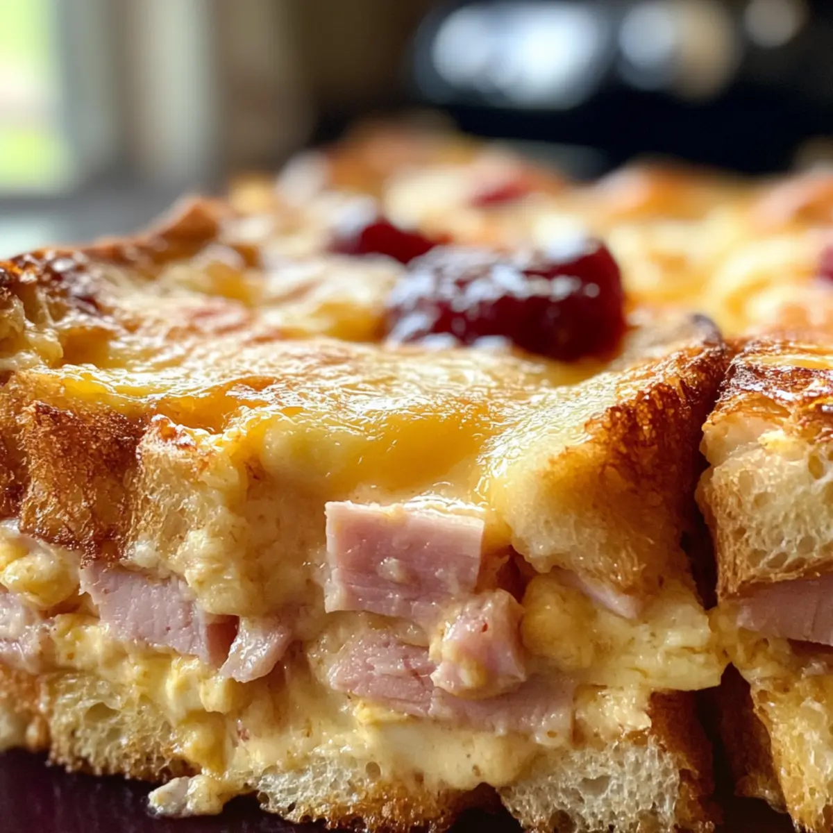 Monte Cristo Breakfast Casserole