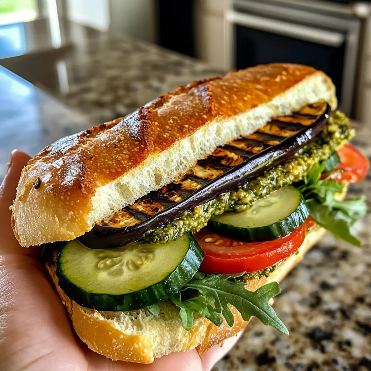 Jalapeno Pesto Veggie Sub
