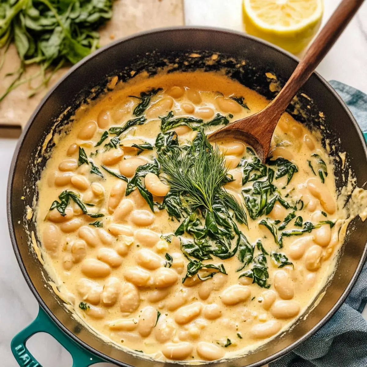 Creamy Miso Butter Beans