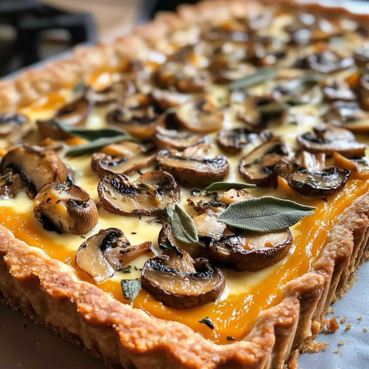 Sage & Mushroom Tart