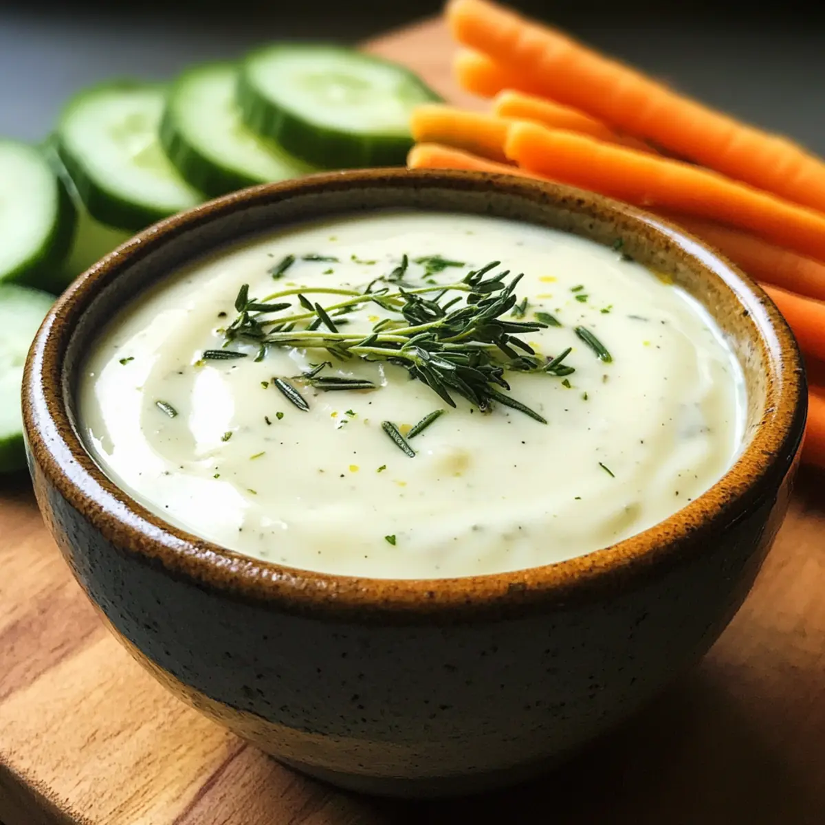 Creamy Lemon Tarragon Dipping Sauce