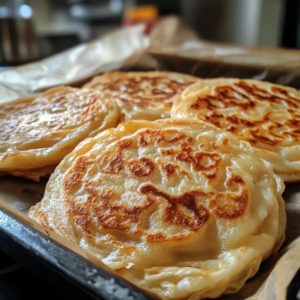 Flaky Roti Canai