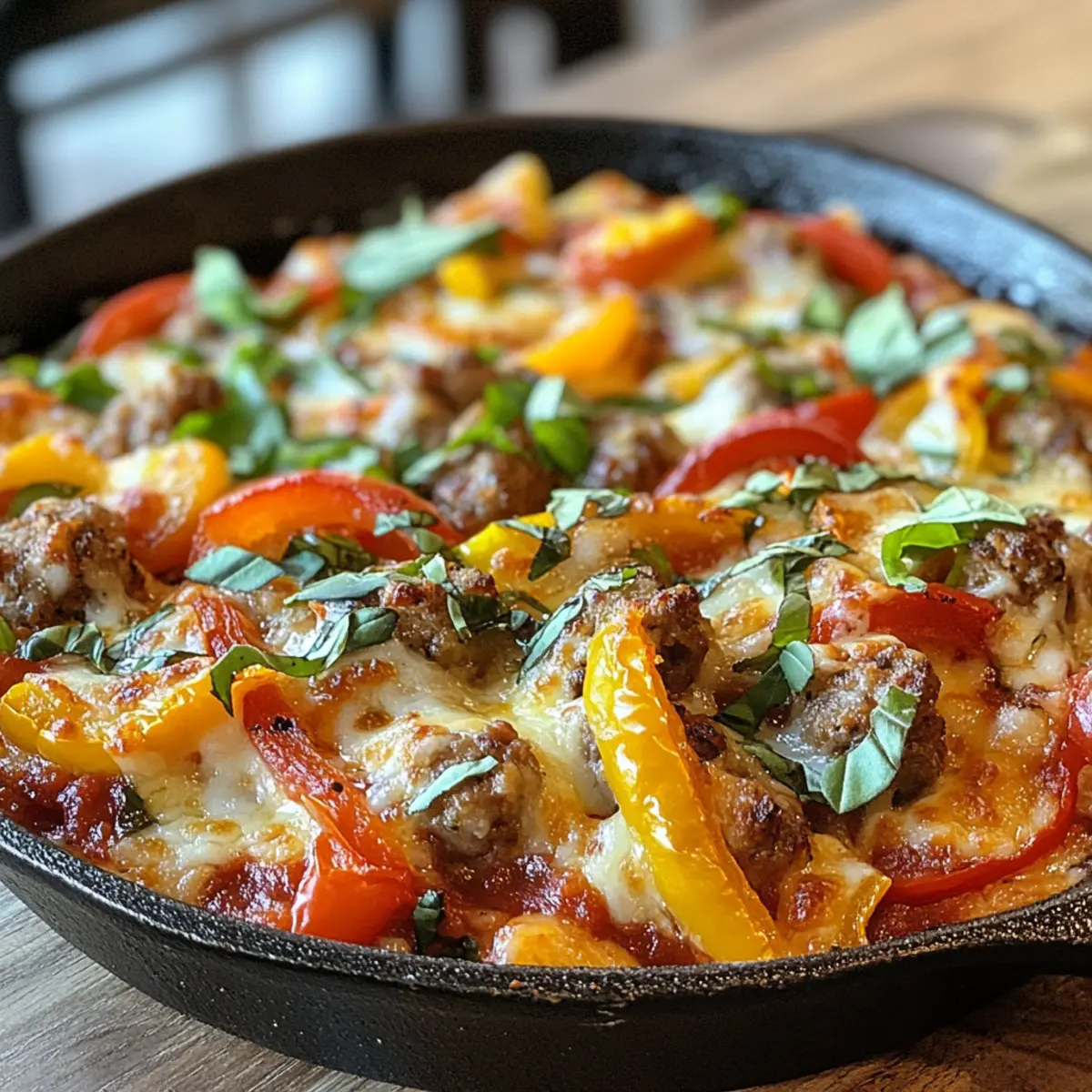 Low Carb Crustless Pizza Bowl