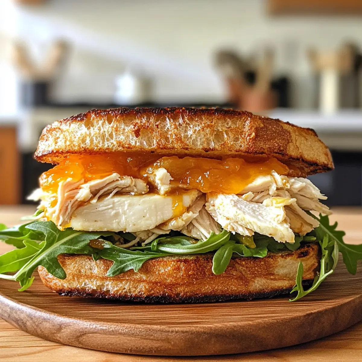 Apricot Brie Chicken Sandwiches