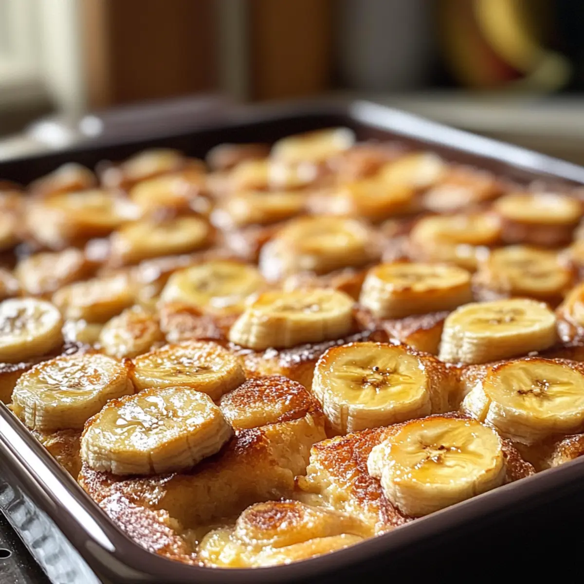 Banana Croissant “French Toast” Casserole