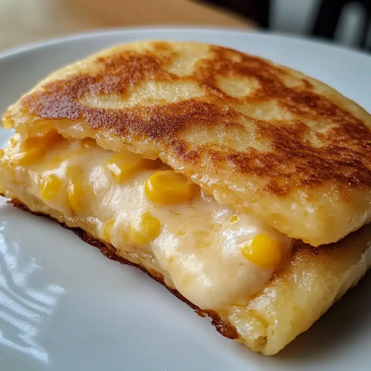 Venezuelan Sweet Corn Cachapas