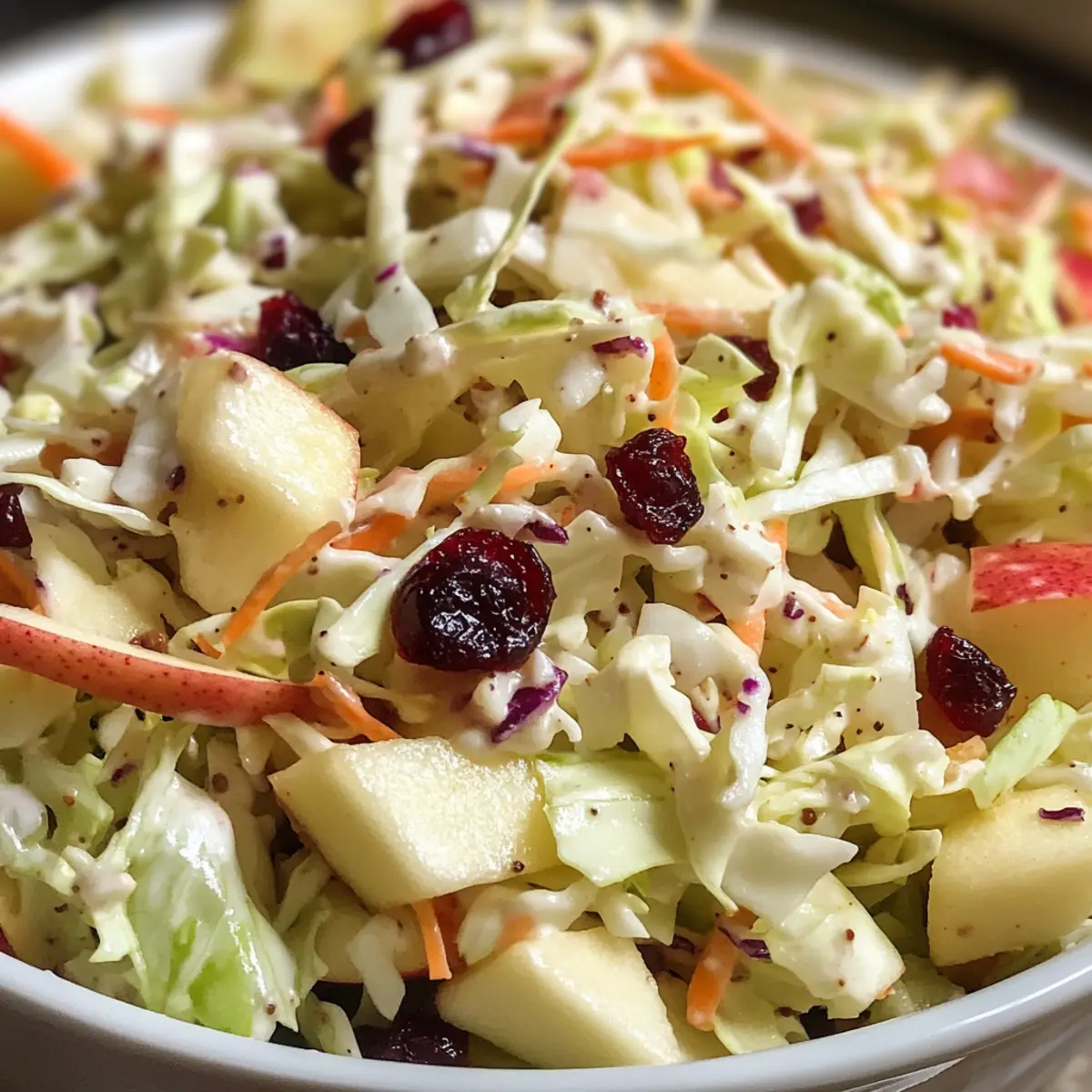 CRANBERRY APPLE COLESLAW