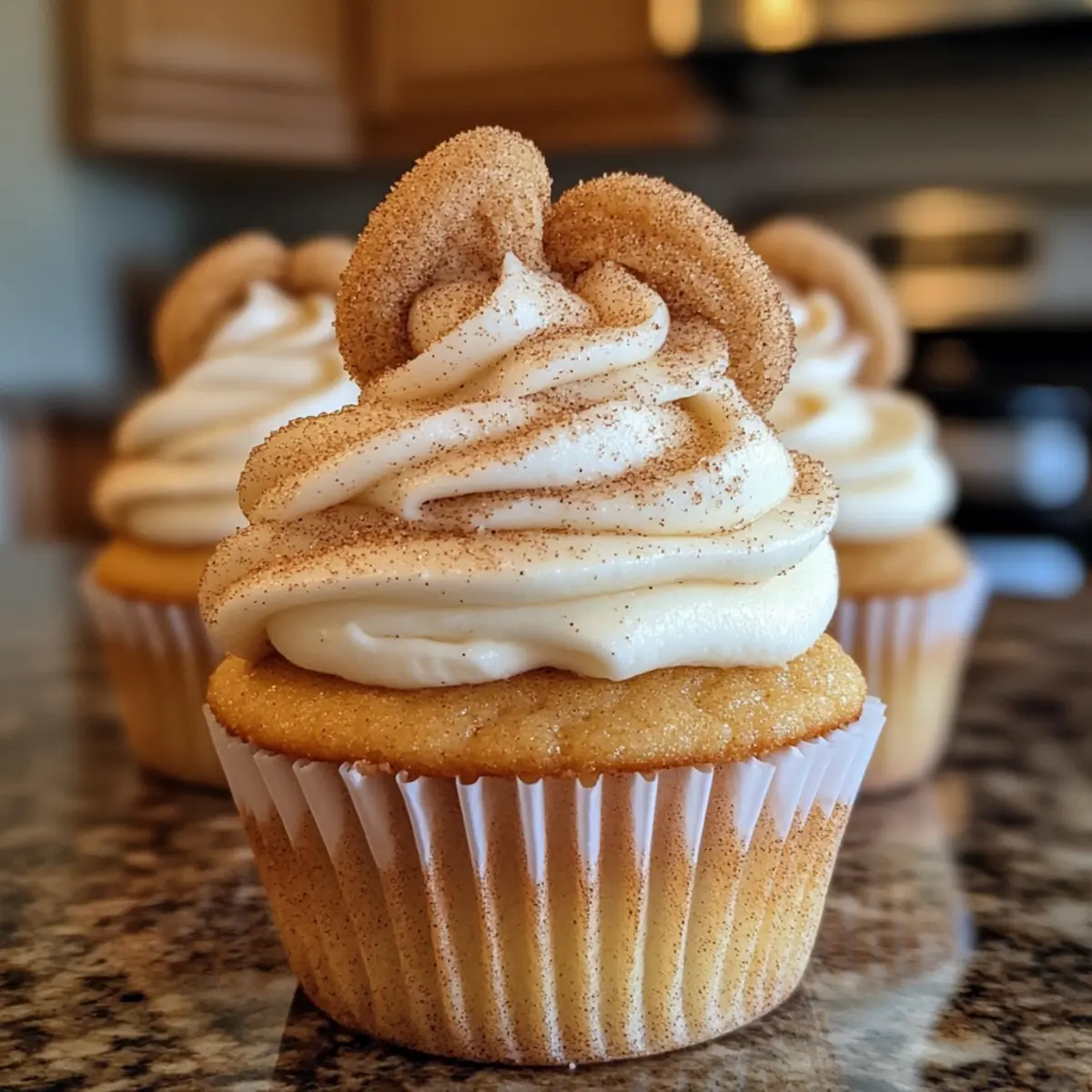 Cinnamon Cupcakes with Mascarpone Cream Cheese
