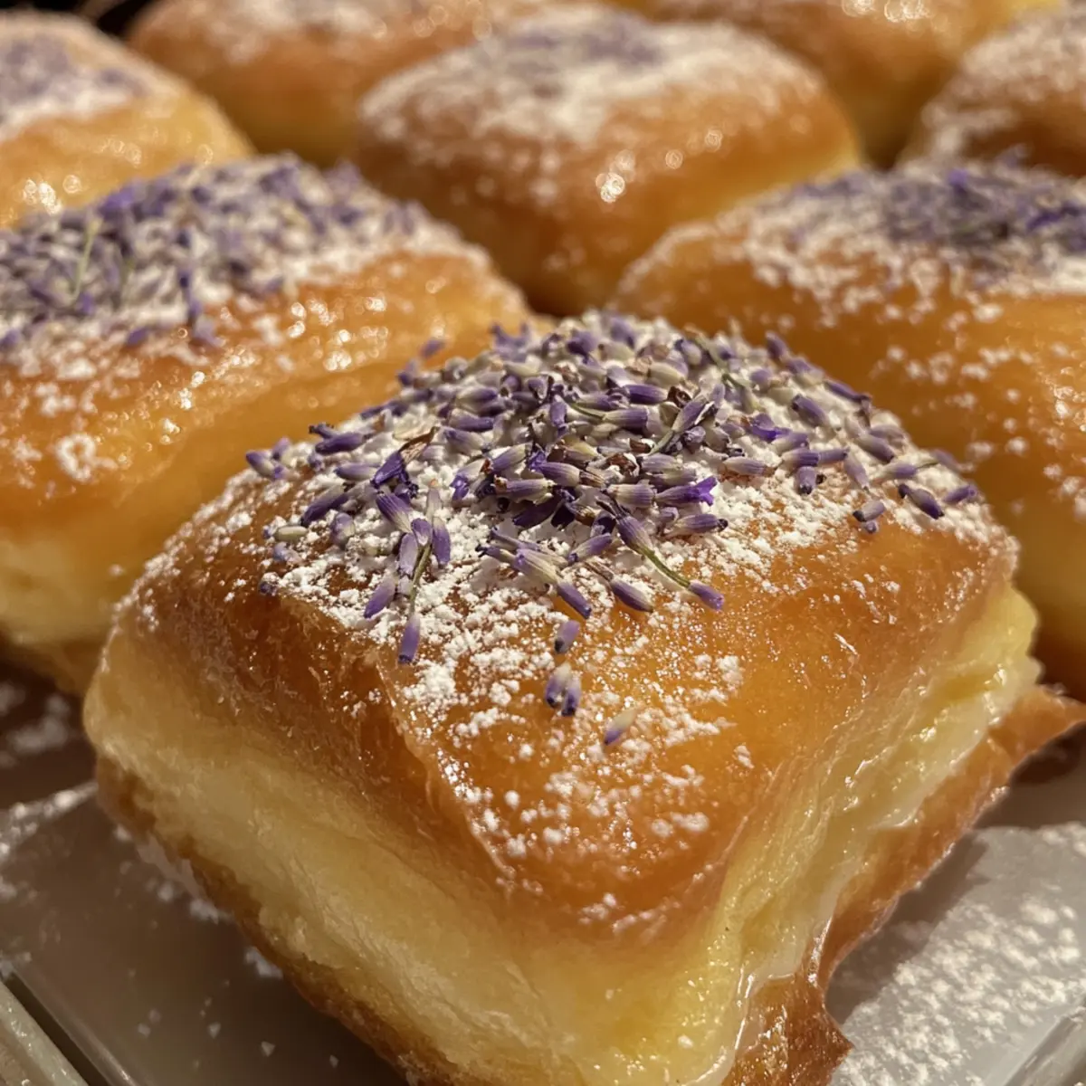 Lavender Vanilla Bean French Beignets