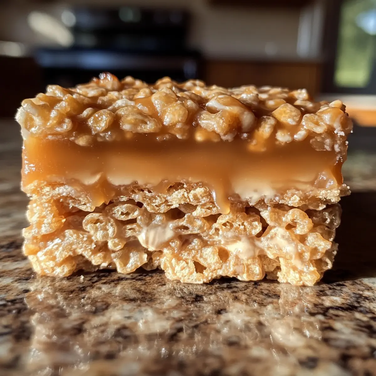 Brown Butter Dulce de Leche Rice Krispie Treats