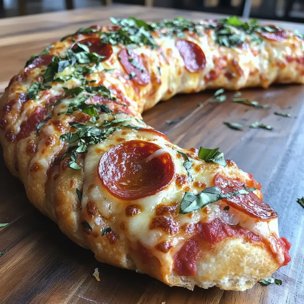 Pizza Candy Cane Crescent