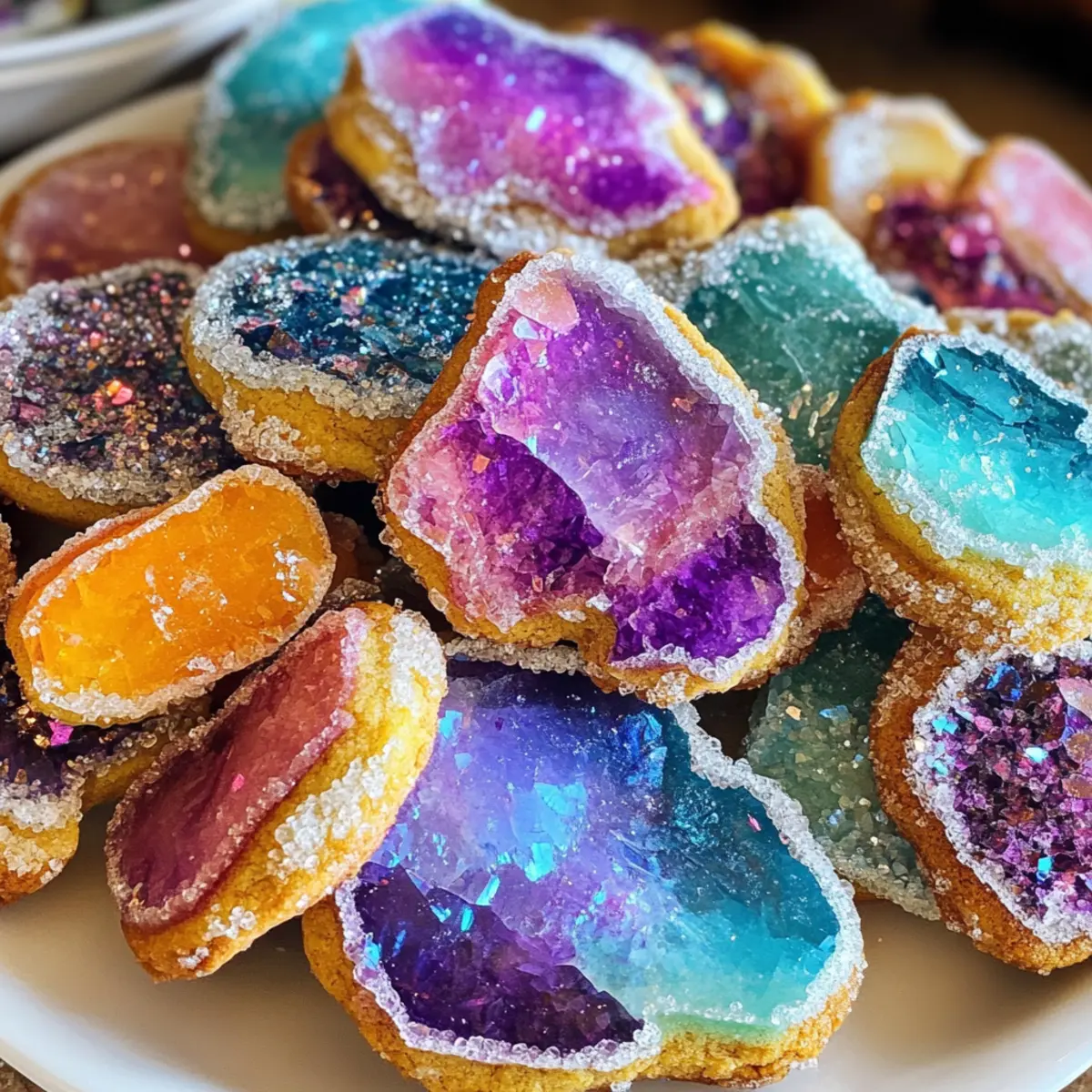 Dazzling Geode Cookies
