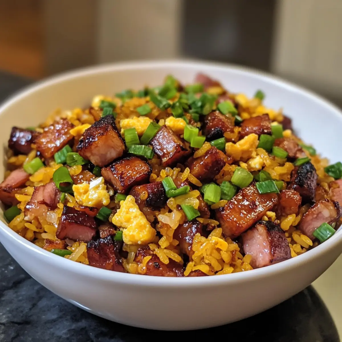 XO Fried Rice with Char Siu