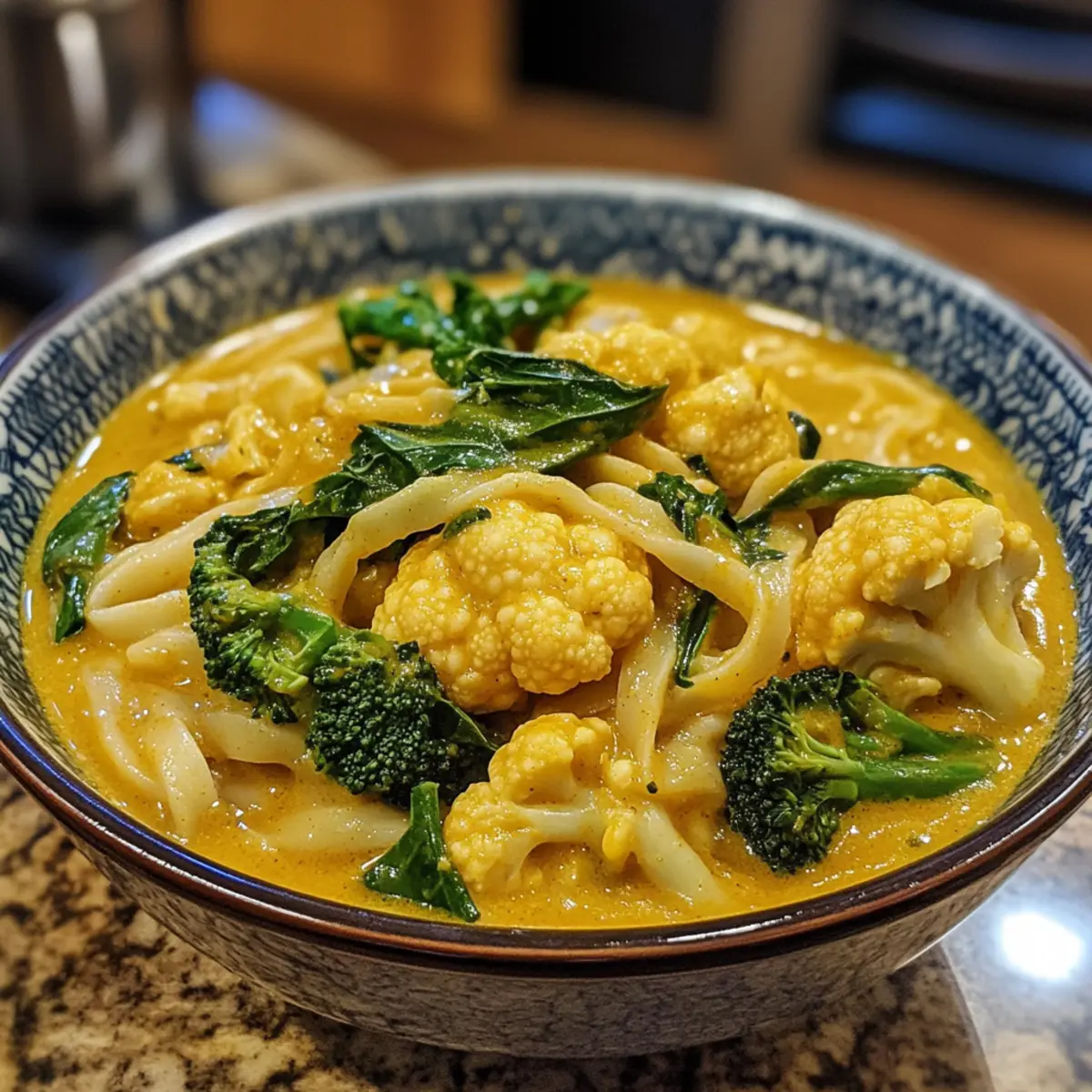 Curried Cauliflower Noodle Soup