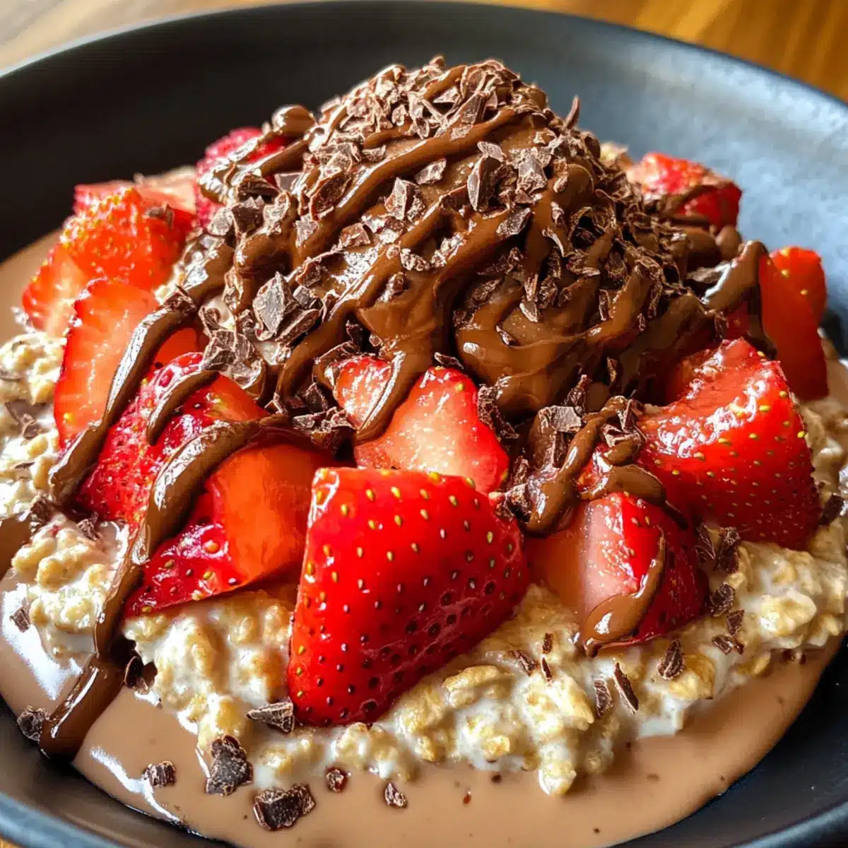 Blended Strawberry Oats