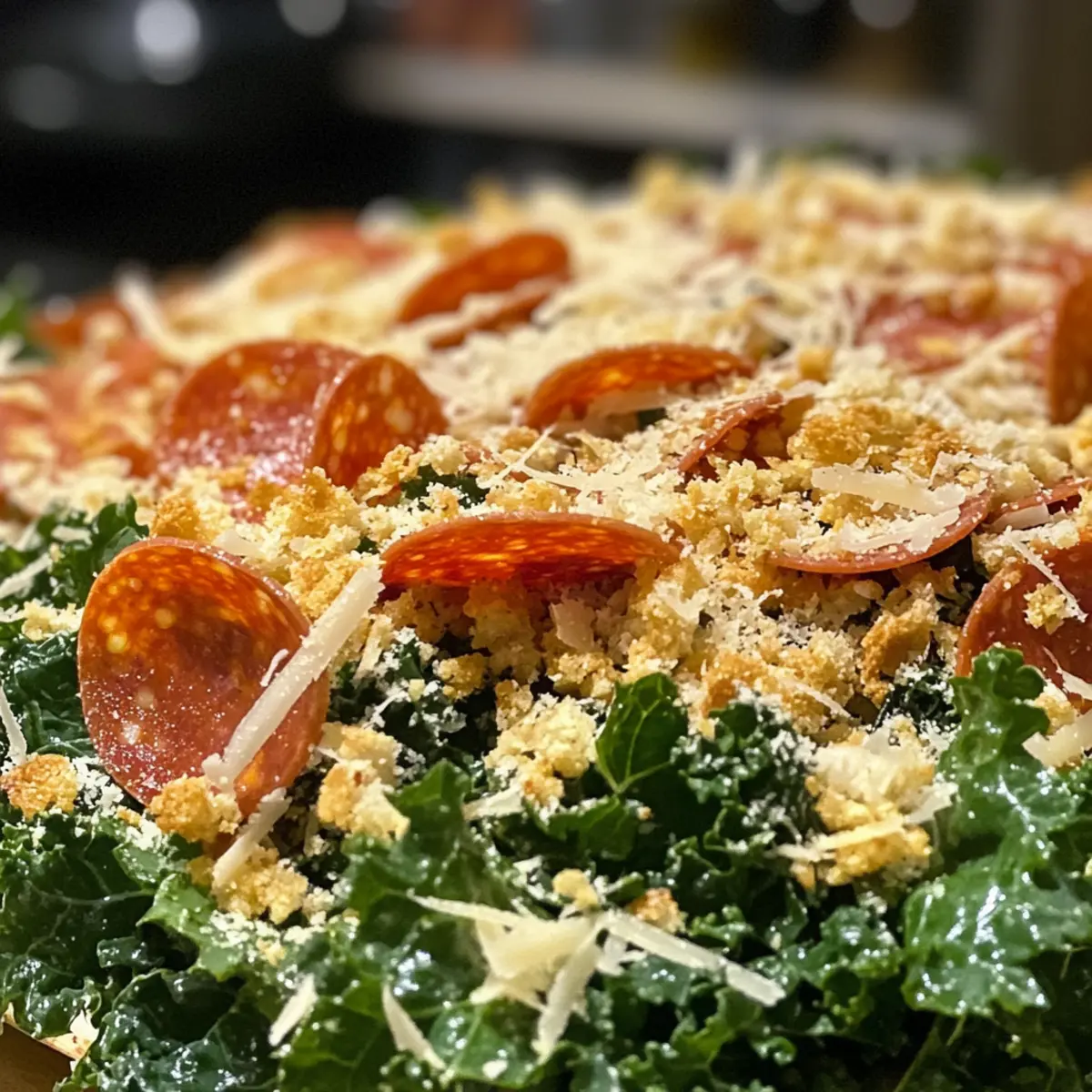 Pizza Caesar Salad