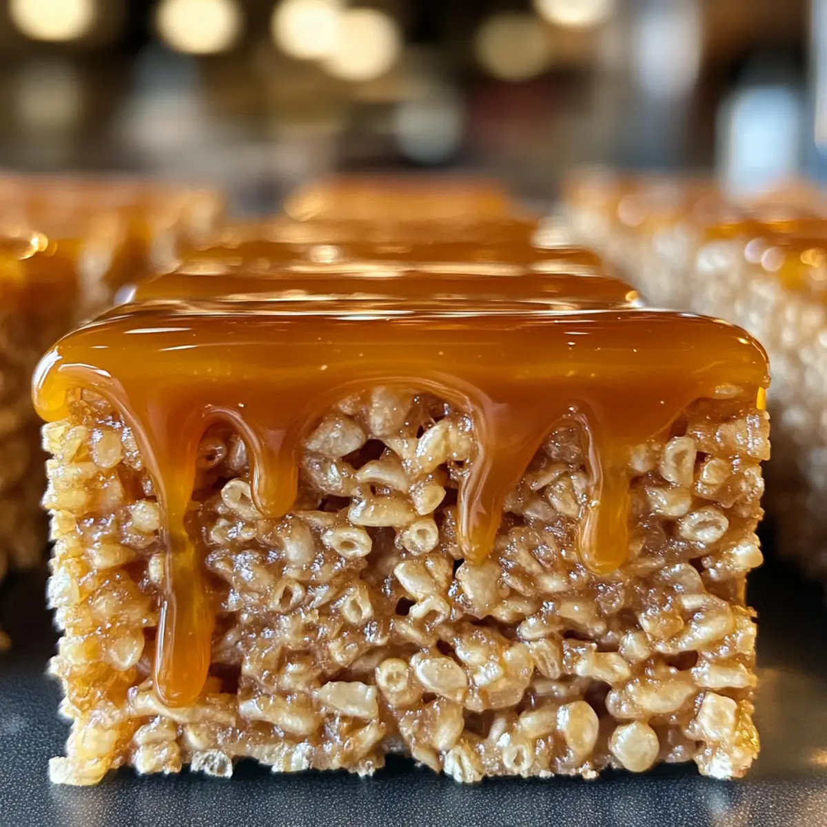 Brown Butter Dulce de Leche Rice Krispie Treats