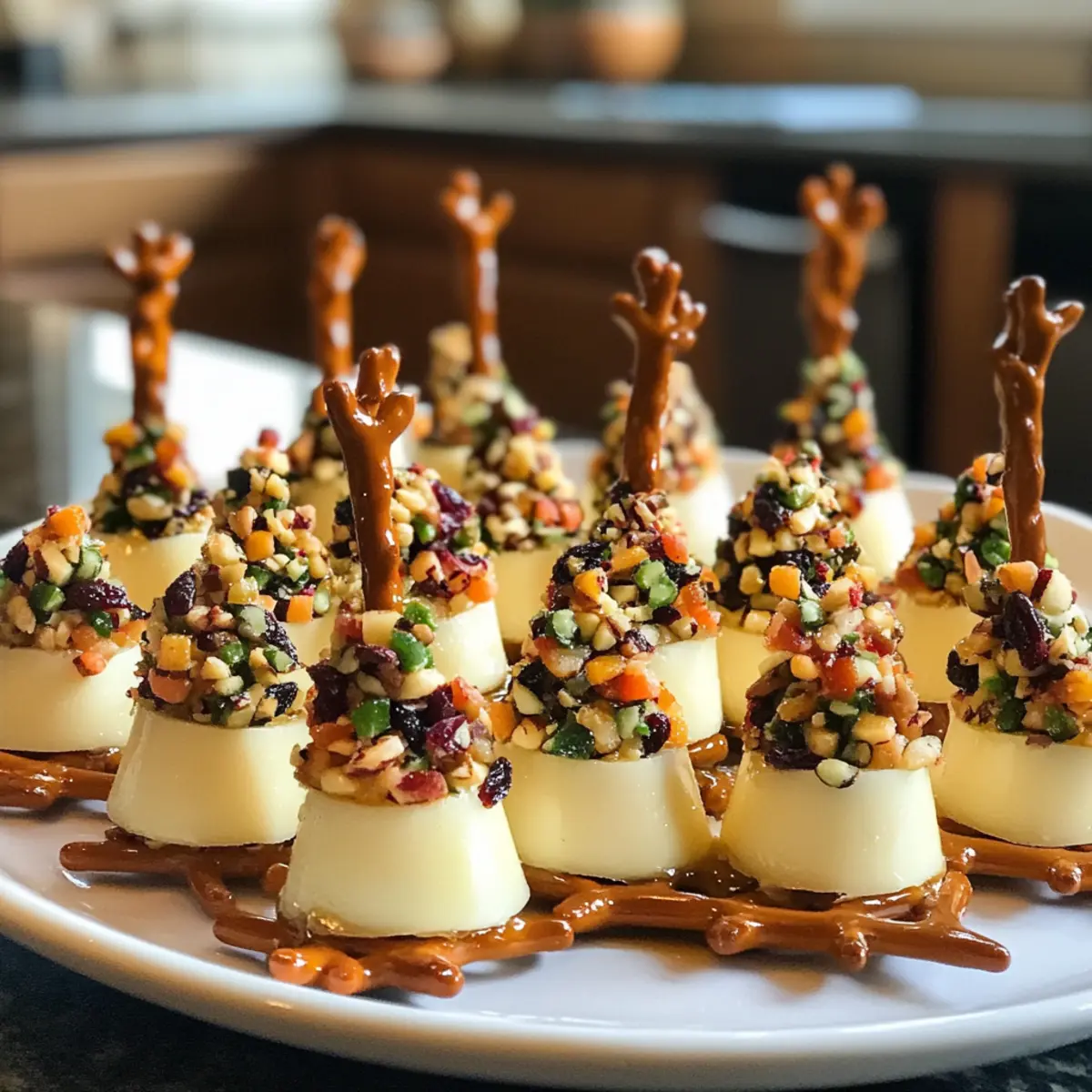 Mini Brie Christmas Trees