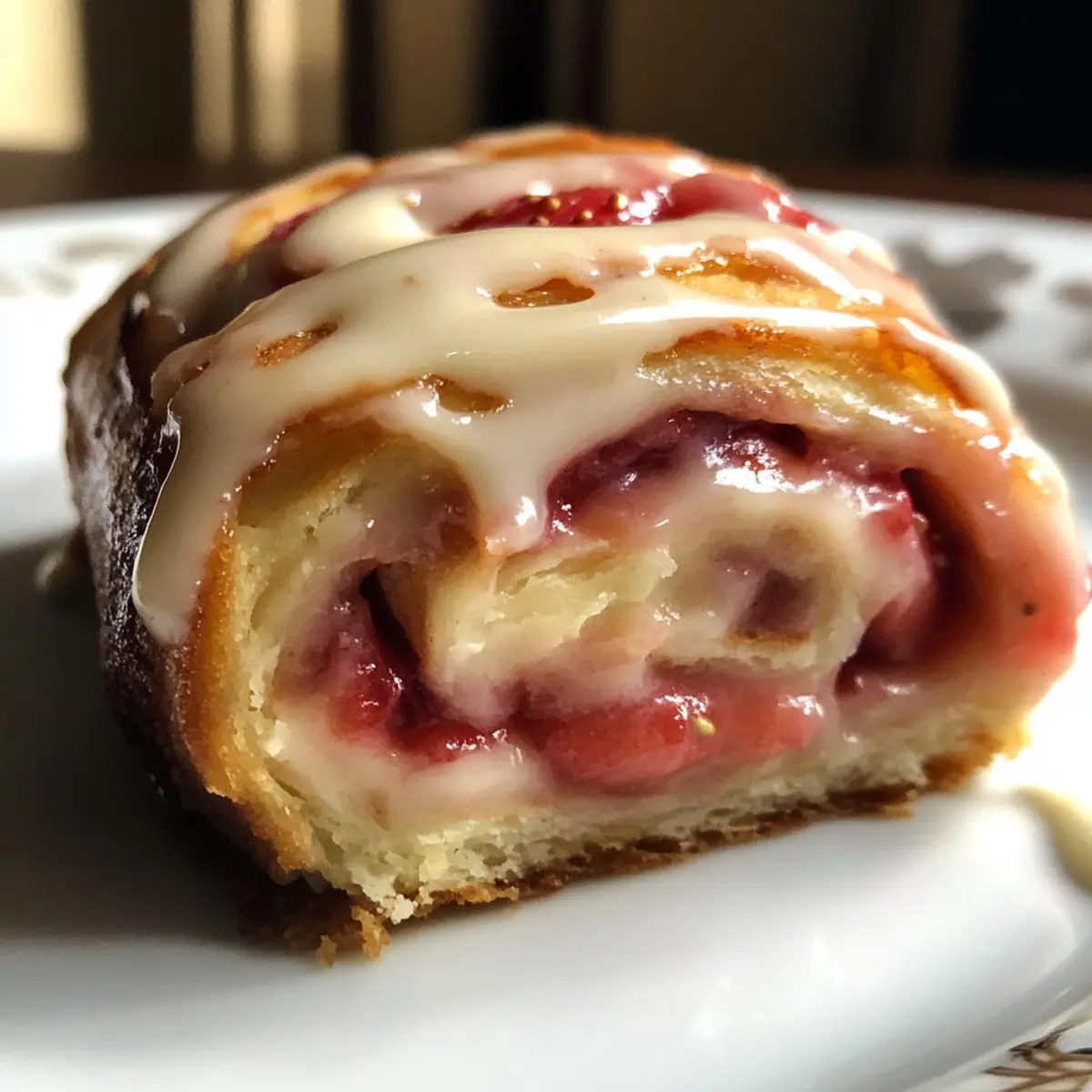 Strawberry Cinnamon Rolls