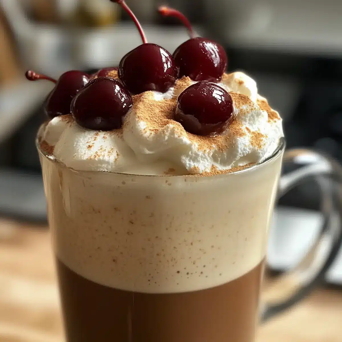 Cherry Vanilla Tea Latte