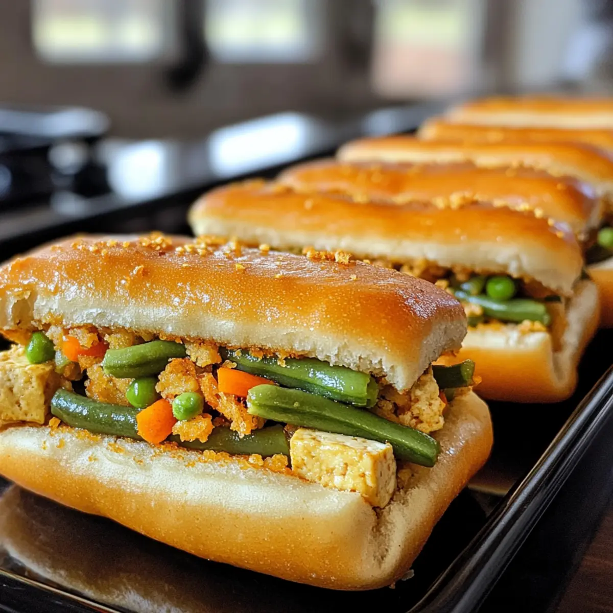 Crispy Bottom Veggie Buns