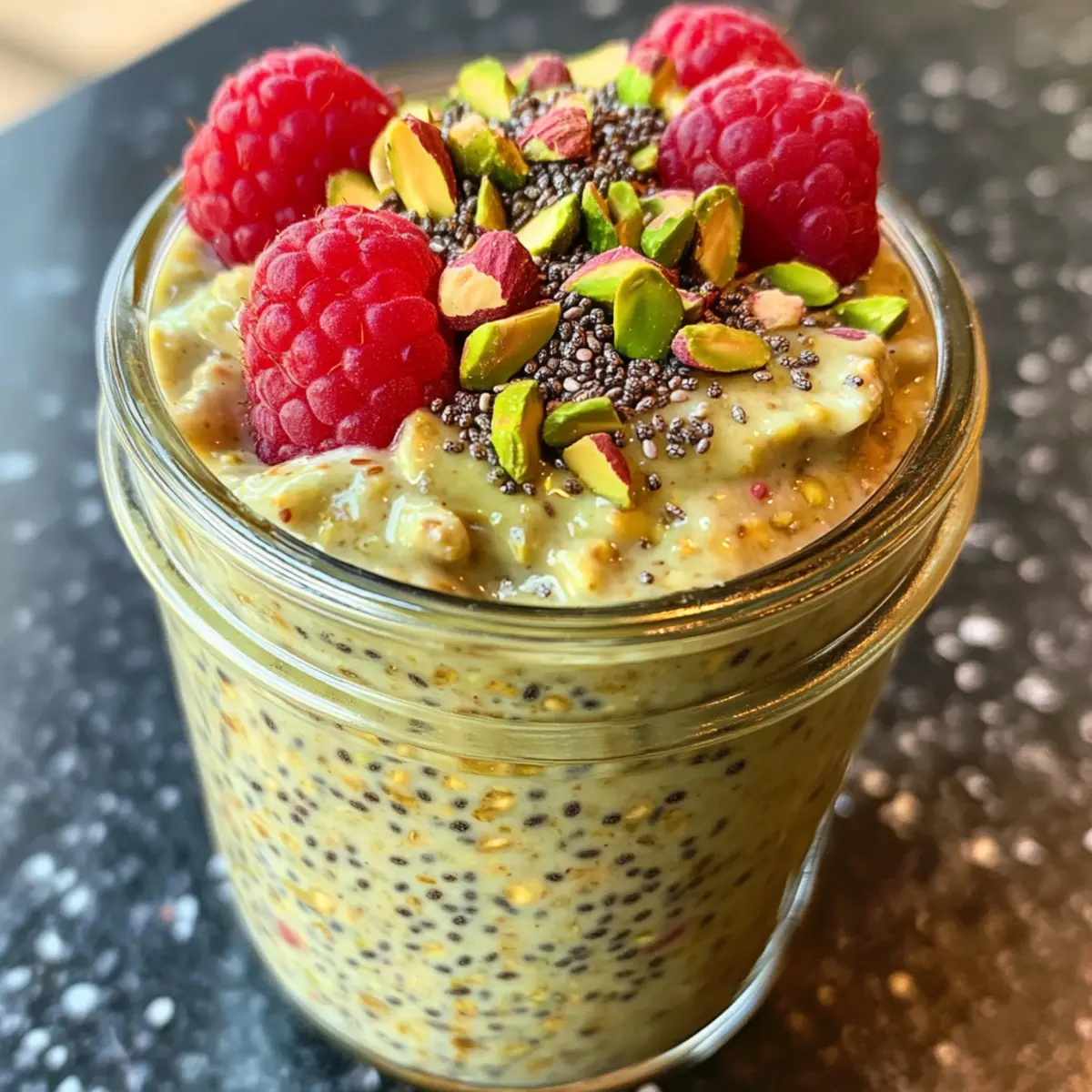 Pistachio Overnight Oats
