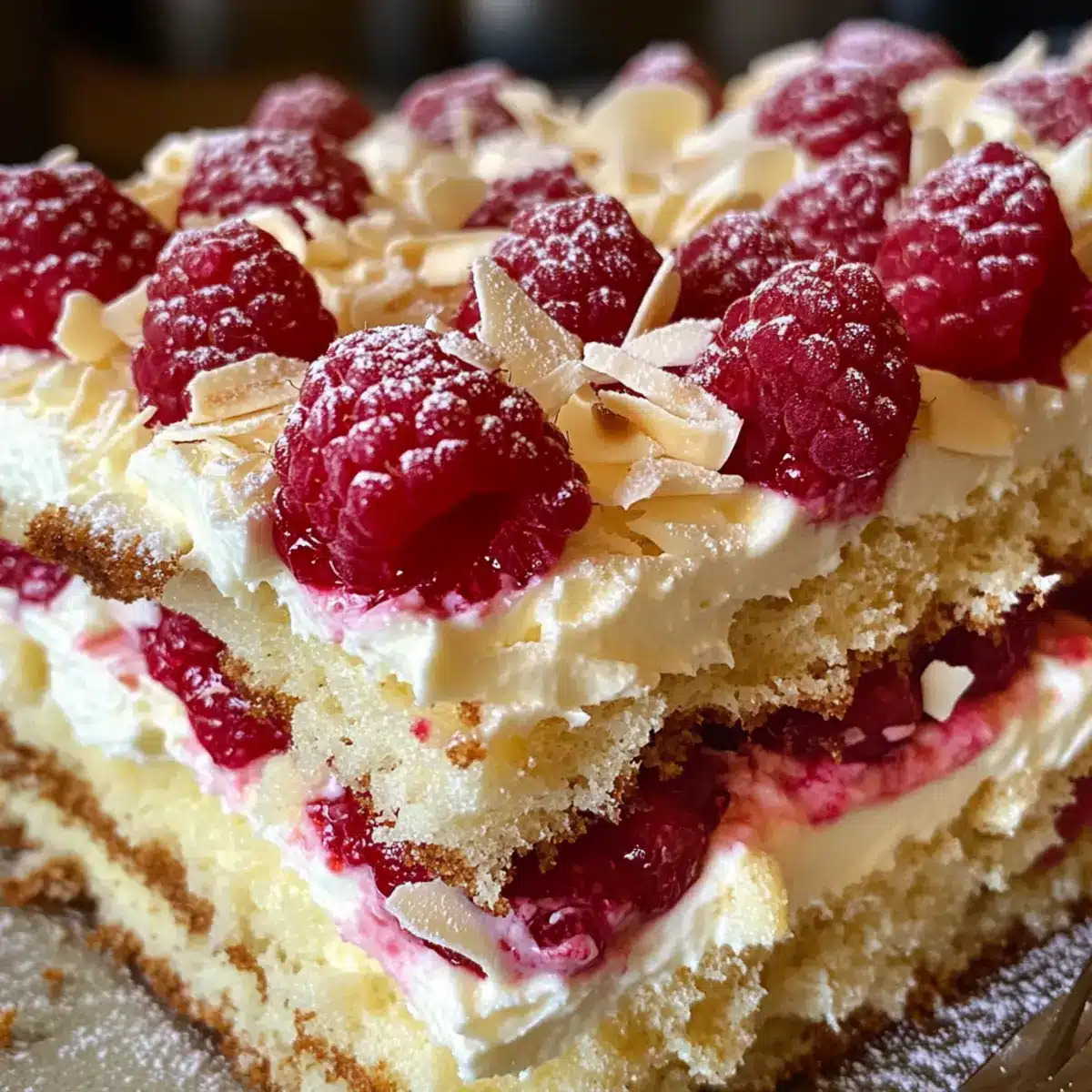 White Chocolate Raspberry Tiramisu