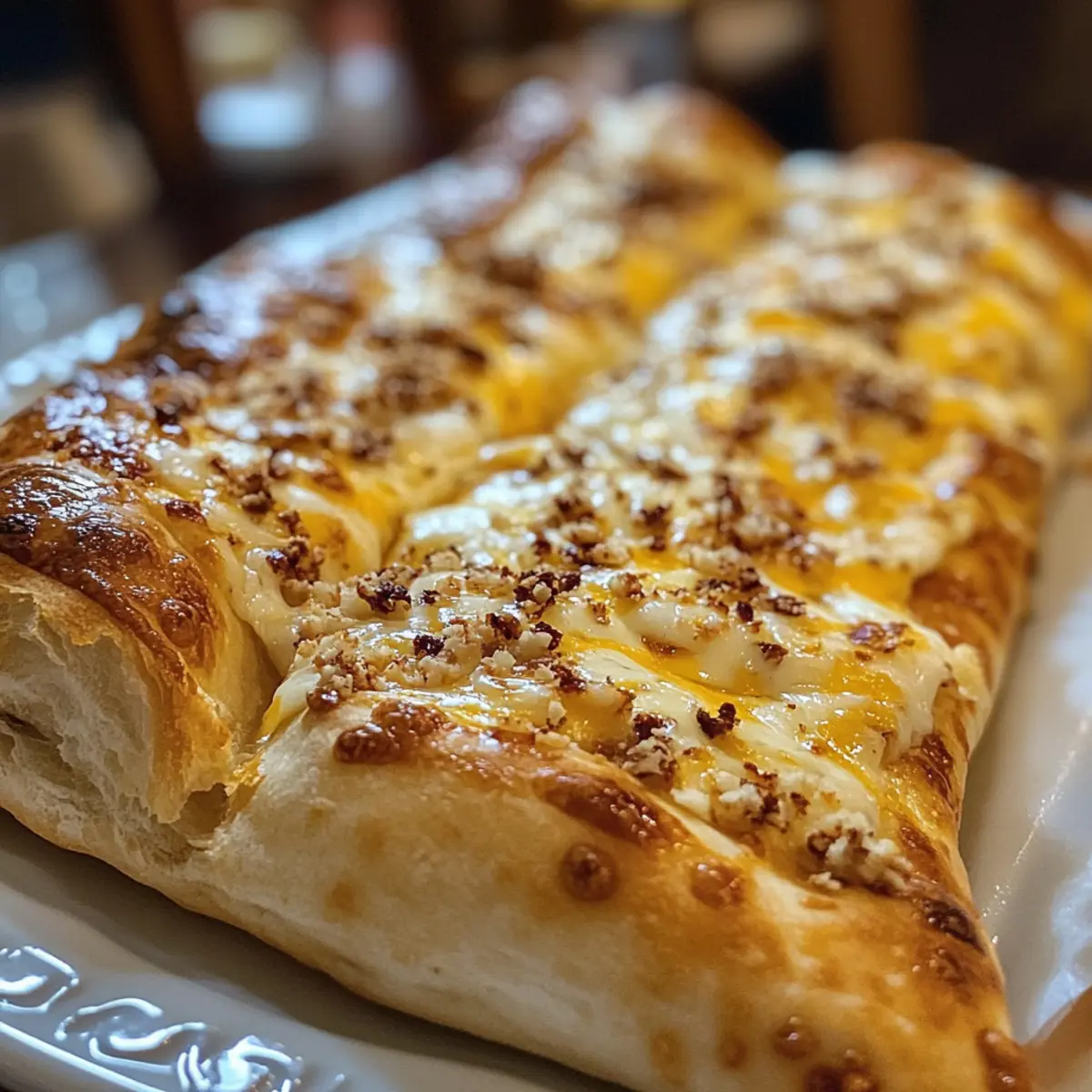 Turkish Cheesy Pide Bread