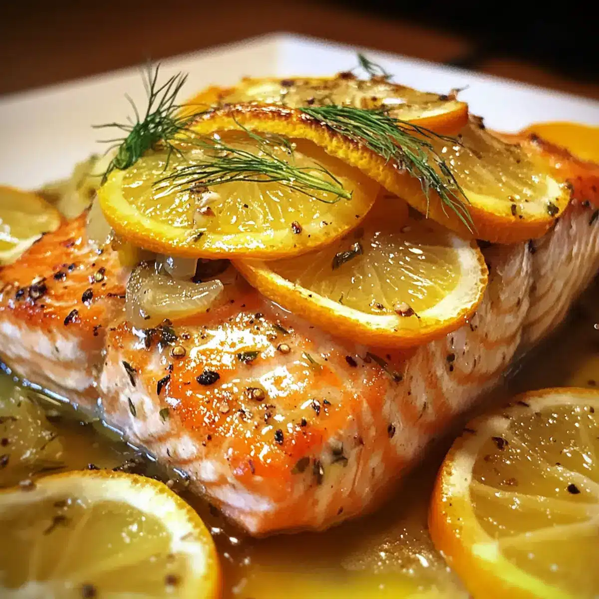 Slow Roasted Salmon with Fennel and Orange