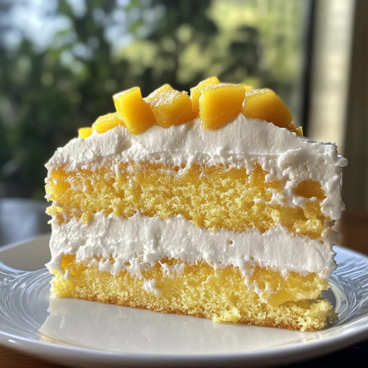Mango Tres Leches Cake