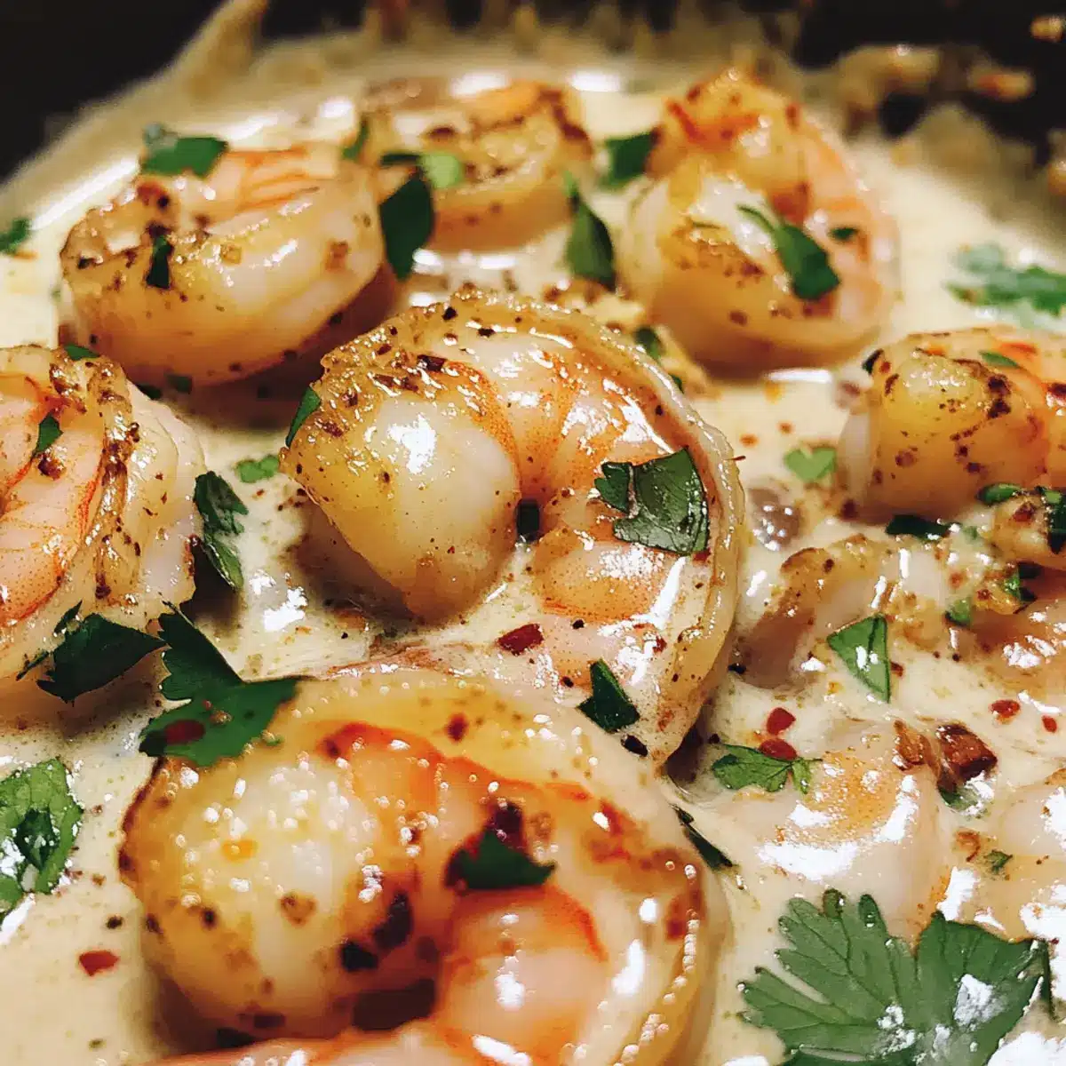 Garlic Shrimp in Coconut Milk