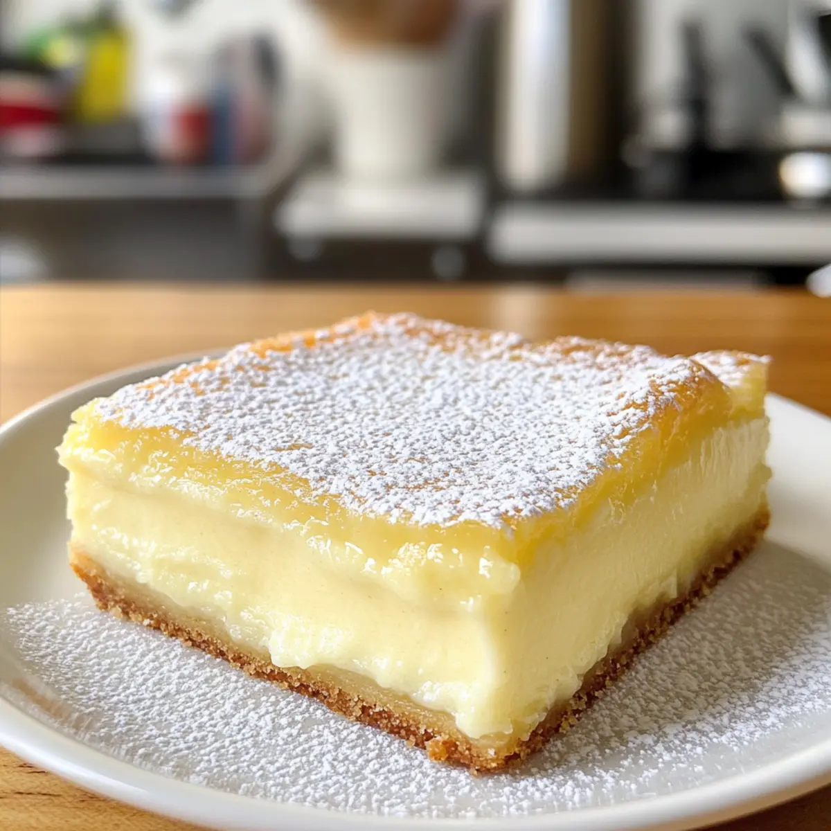 Vanilla Custard Cream Squares