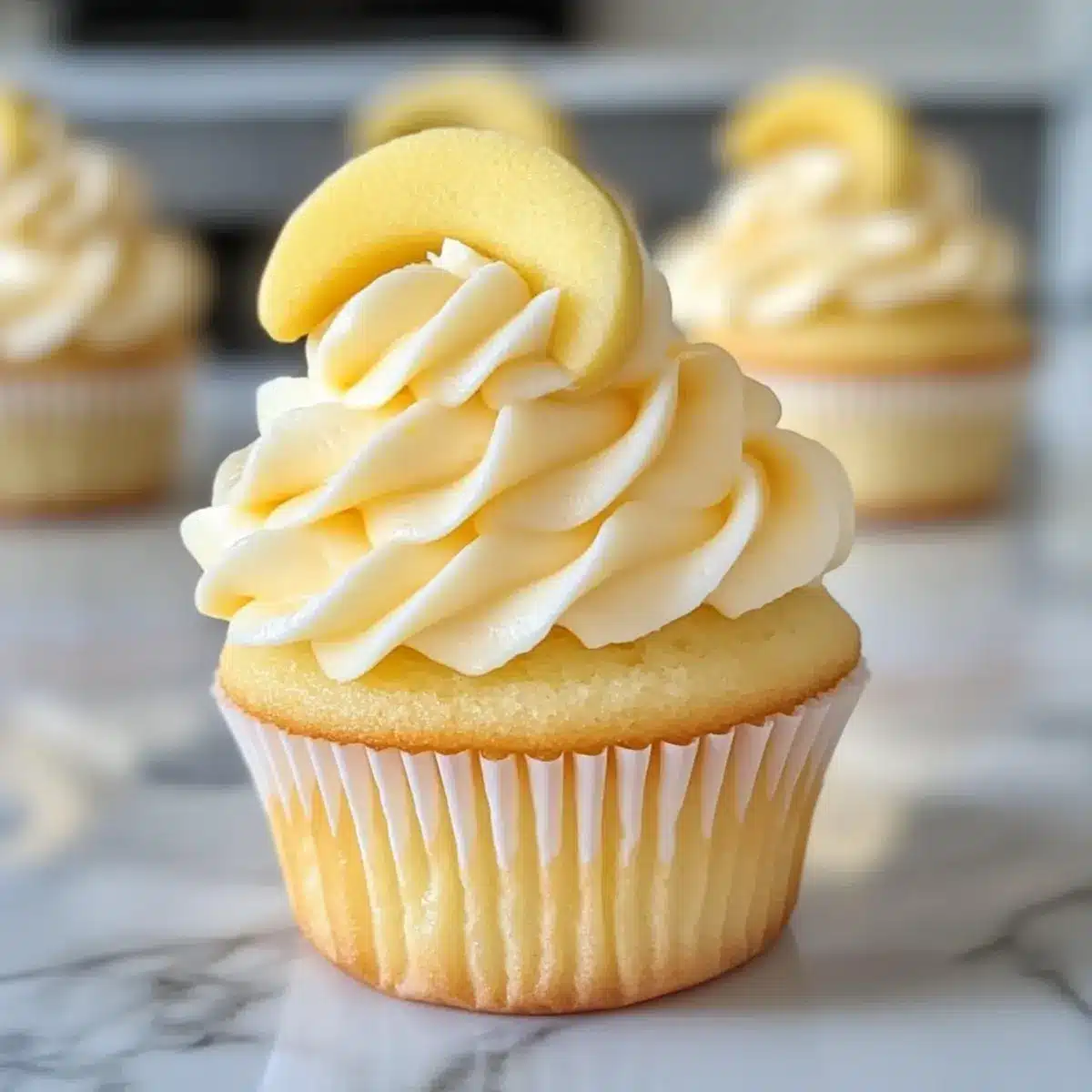 Banana Milkshake Cupcakes