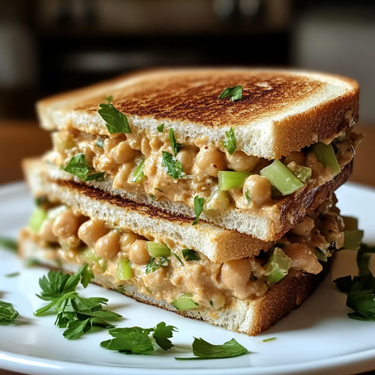 Chickpea Salad Melts