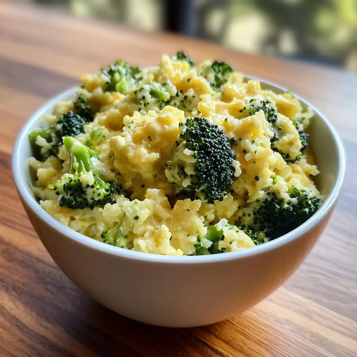 Cheesy Broccoli Cauliflower Rice