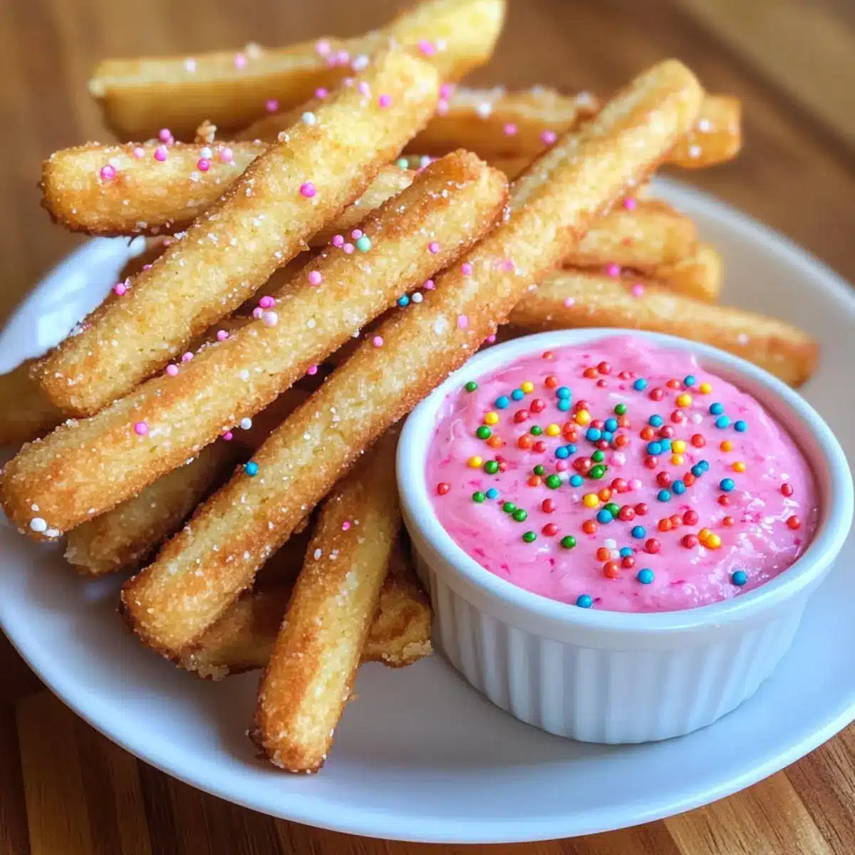 Cookie Fries with Frosting Dip