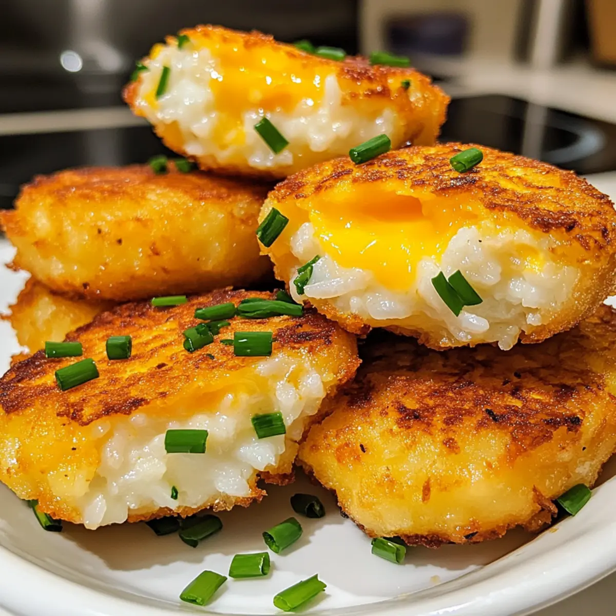 Crispy Egg and Rice Patties