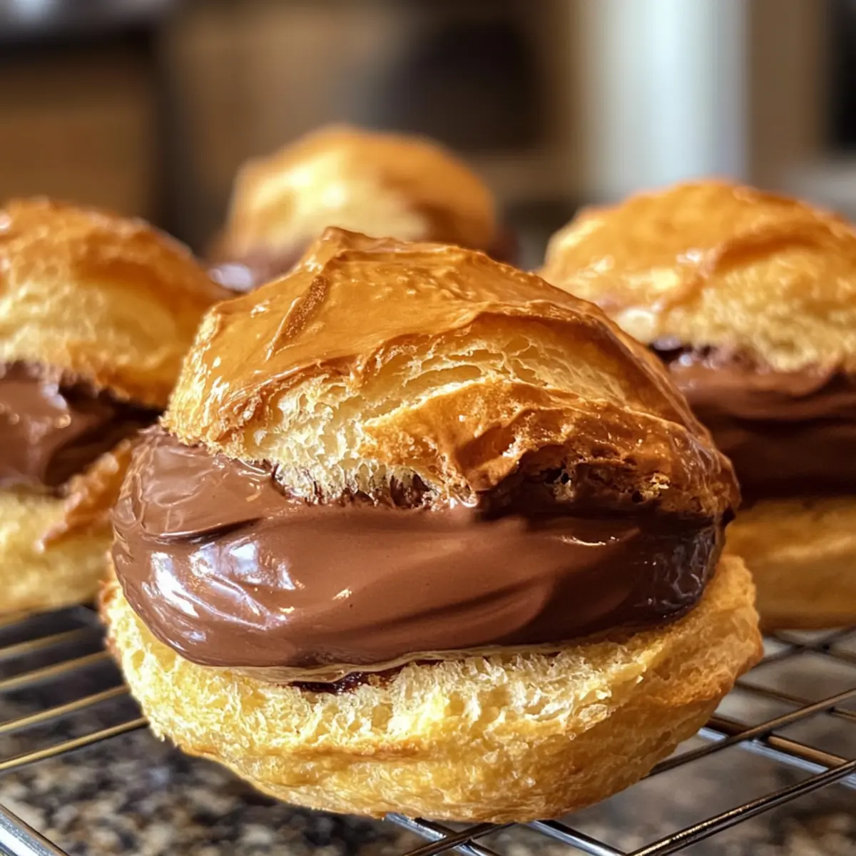 Chocolate Cream Puffs