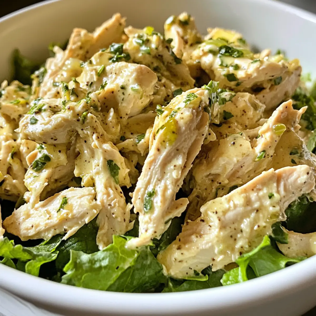 Creamy Honey Mustard Chicken Salad
