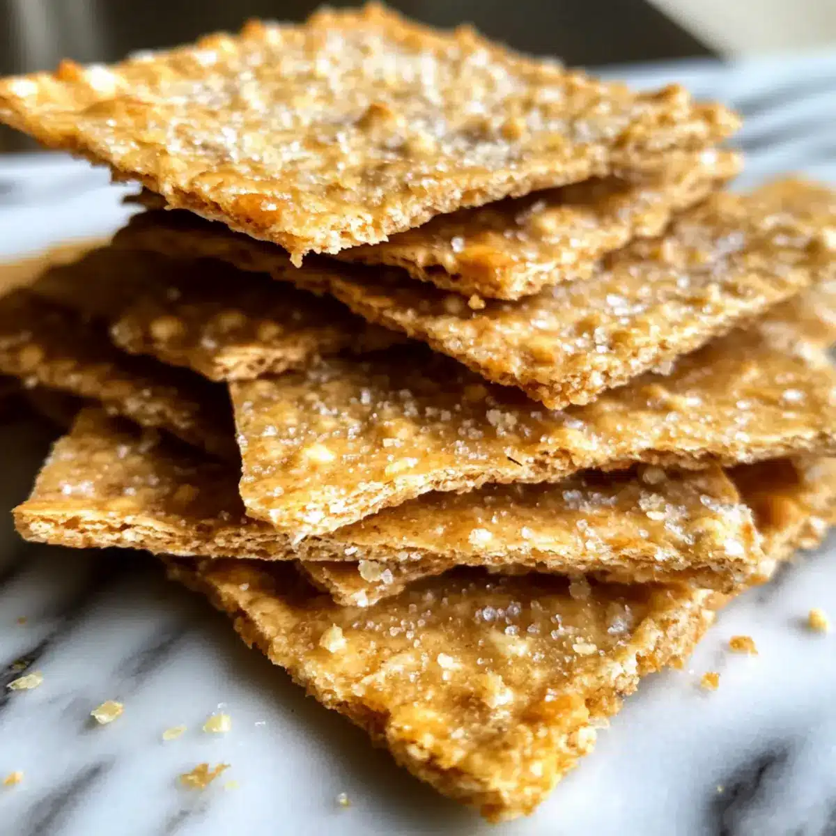 Crispy Keto Almond Flour Crackers