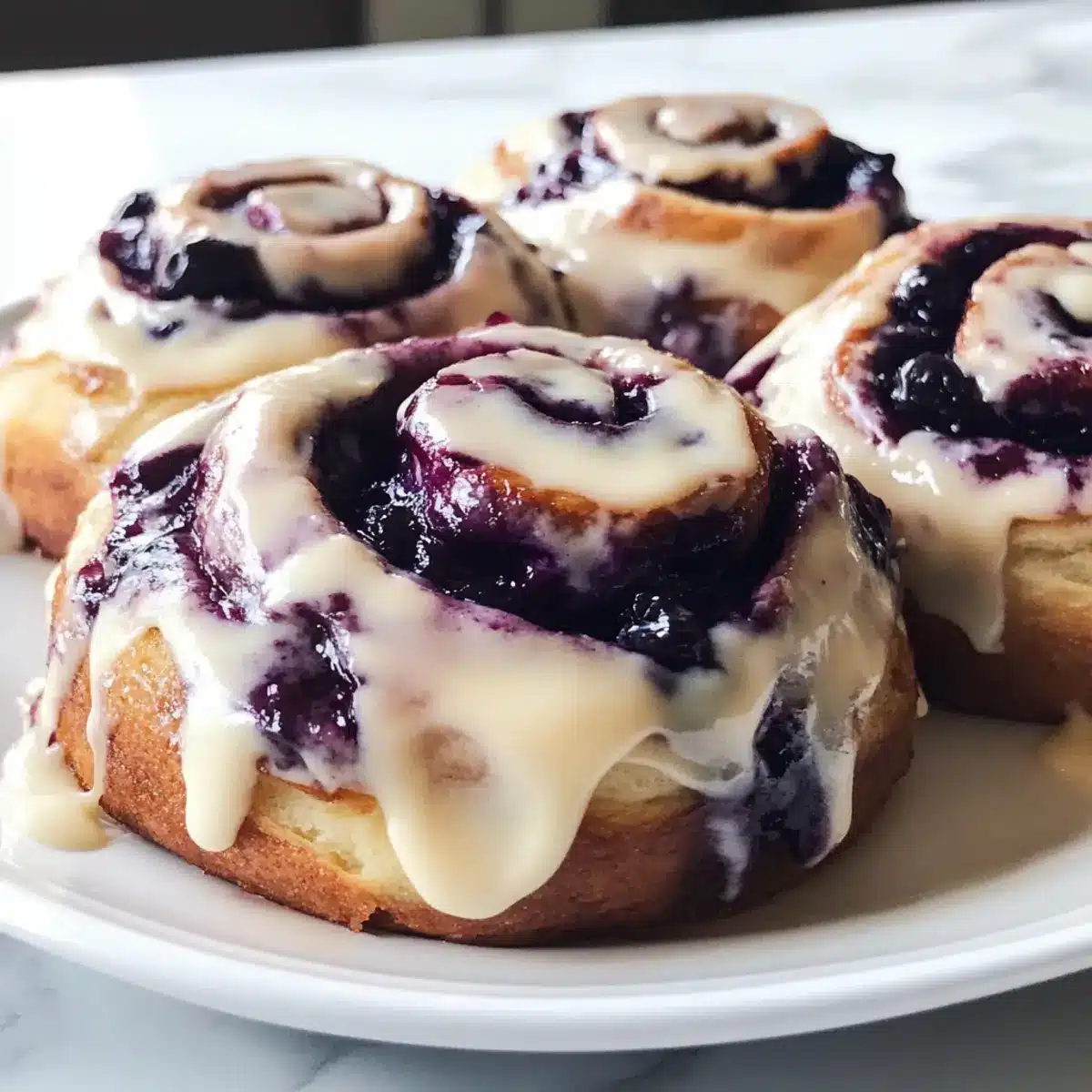 Blueberry Cinnamon Rolls