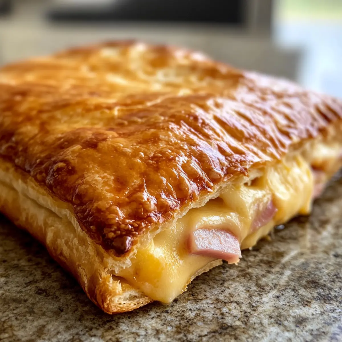 Homemade Ham and Cheese Hot Pockets