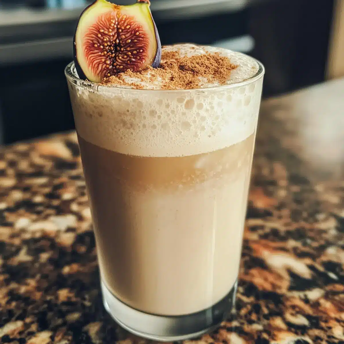 Fig Vanilla Milk Tea